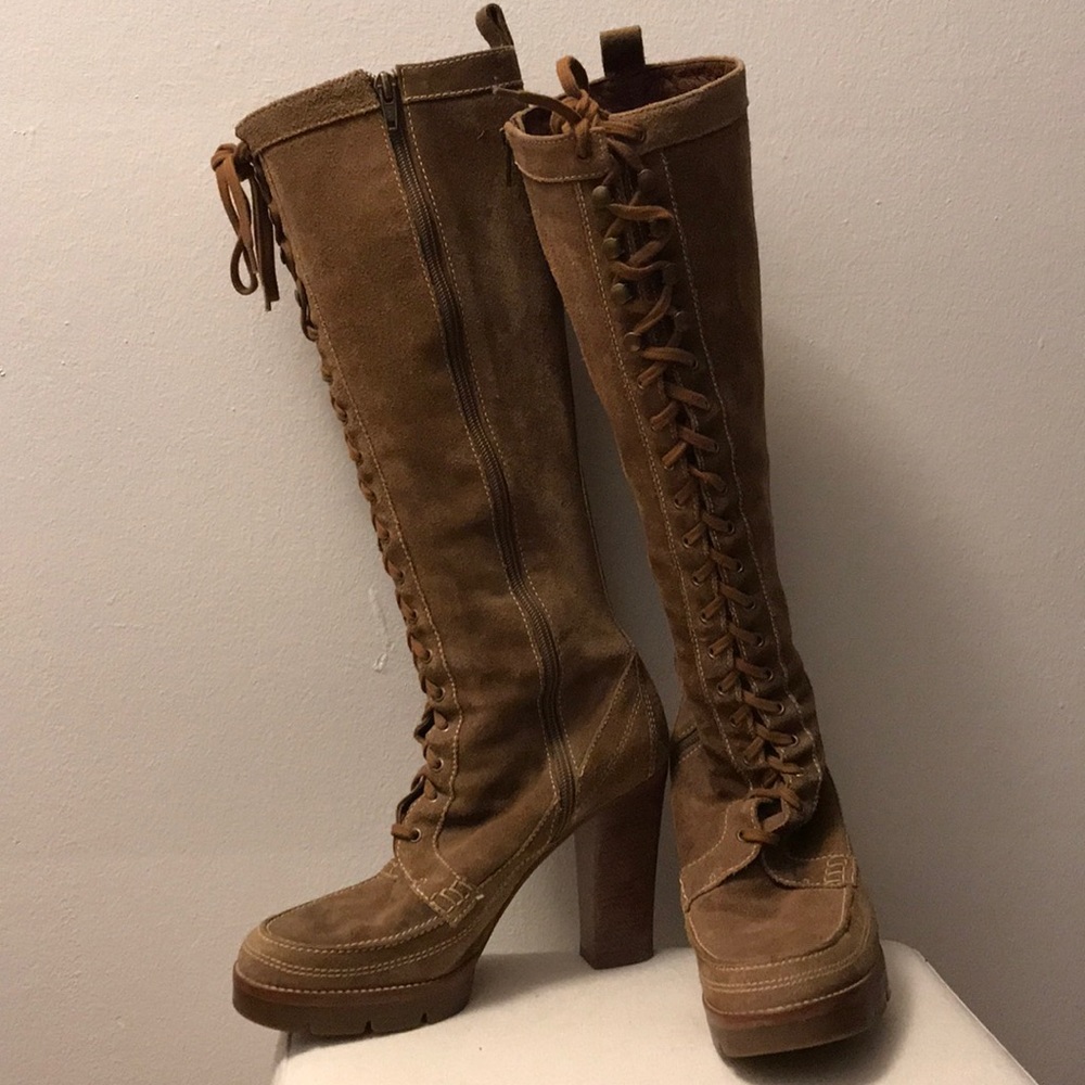 Michael Kors suede lace up Brandy boot